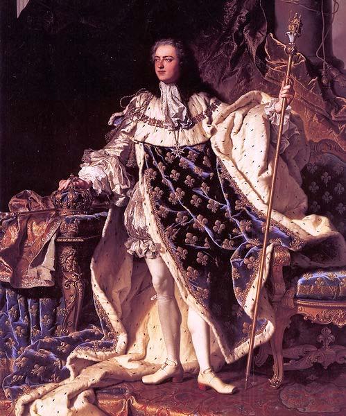 Hyacinthe Rigaud Portrait of Louis XV of France (1710-1774) Norge oil painting art